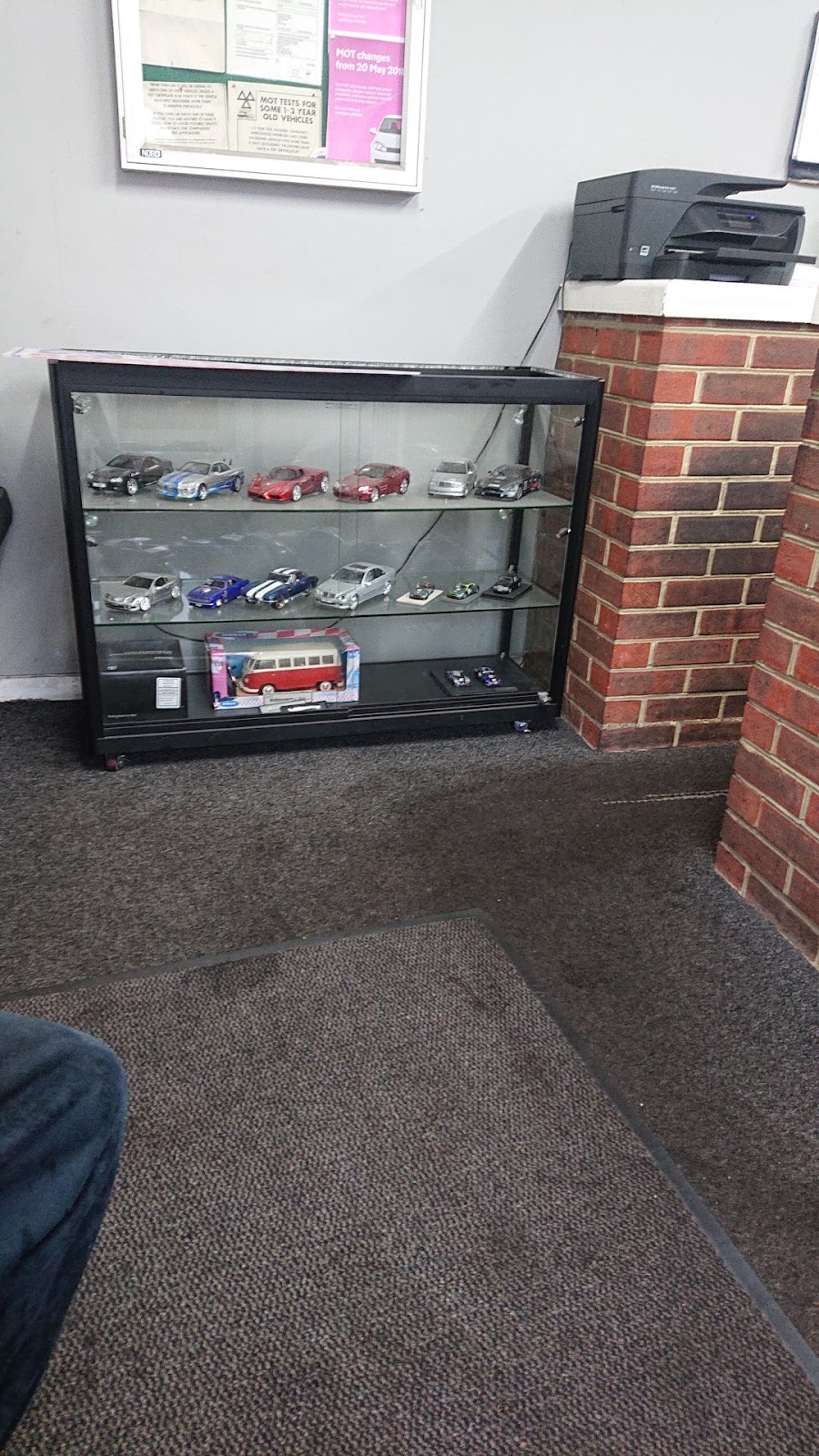 Engine bay open on a car being diagnosed at Croydon Vehicle Services